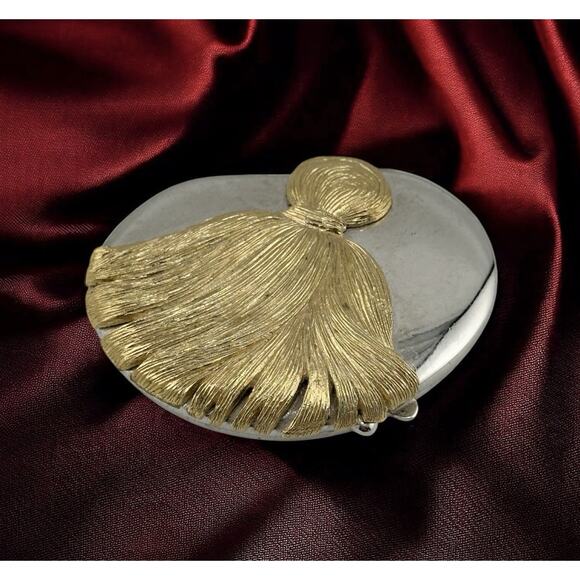VGT Estee Lauder Private Collection Solid Perfume Compact Gold Tassel Perfume - Picture 1 of 8